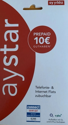 Scheda sim prepagata yildiz - prepagata, ay