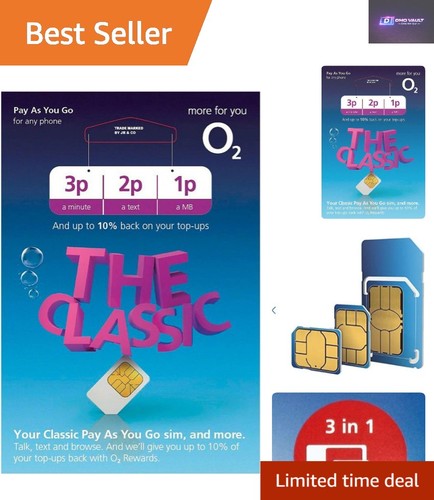 Scheda sim standard pay - o2, &