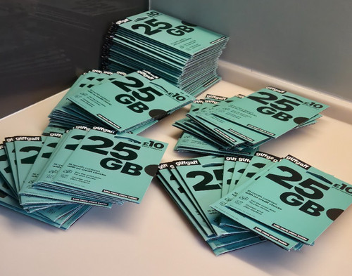 Schede sim giffgaff nuove - 95,