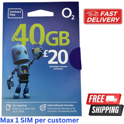 Sim card o2 - x,