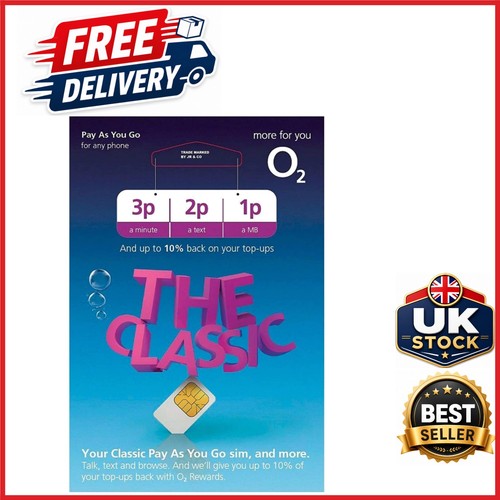 Classic payg sim card - payg, trio