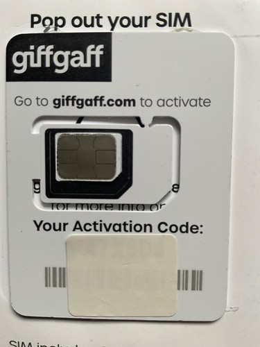 Schede simcard giffgaff - schede,
