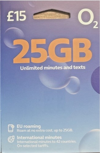 Sim card network - card, o2