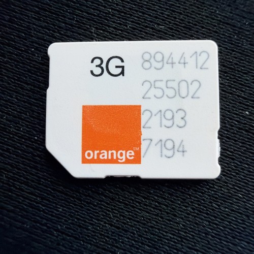 Scheda sim arancione 3g - sim,